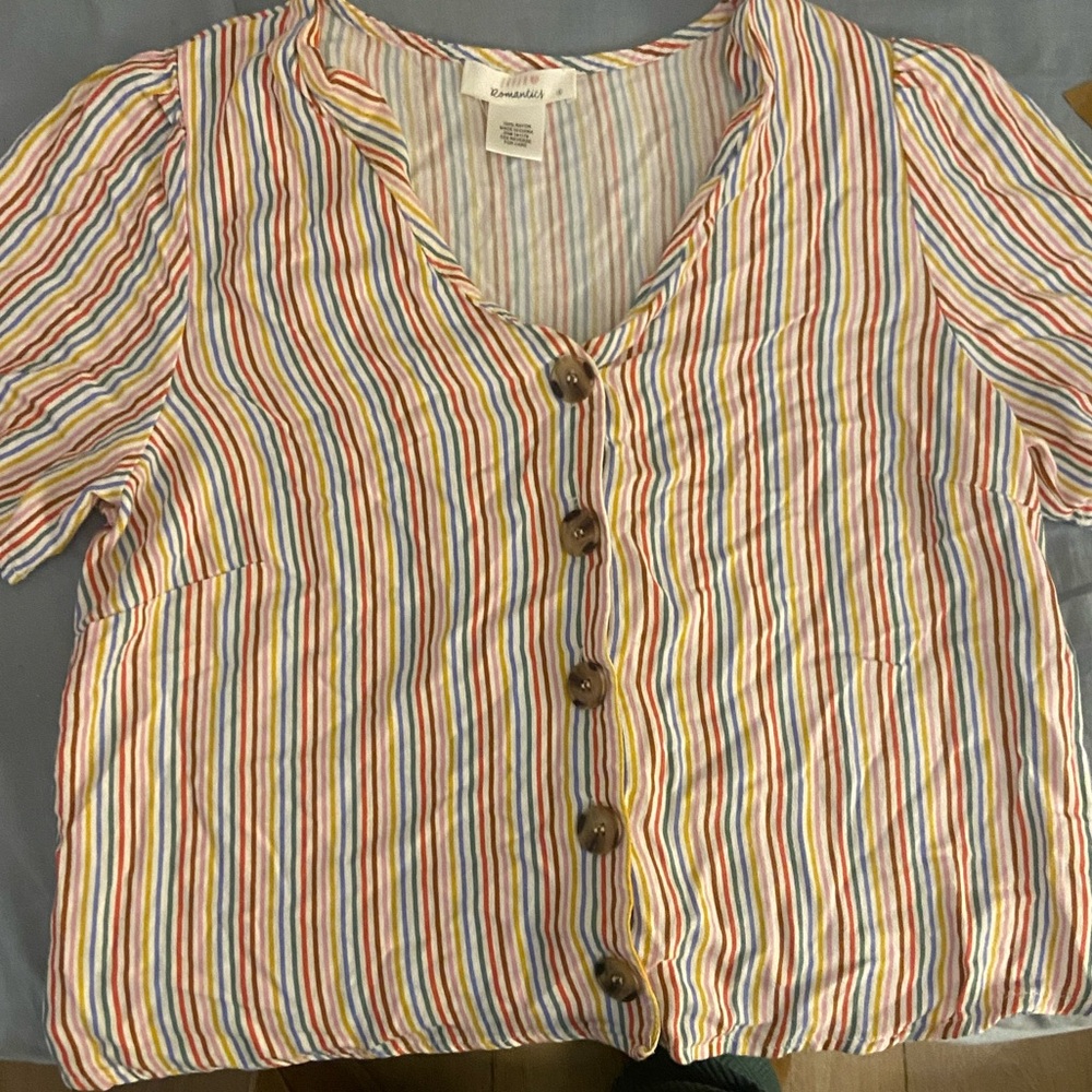 URBAN Romantics Multicolor Striped Top